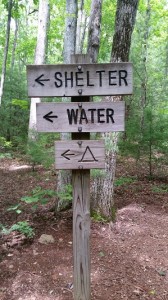 Gooch Shelter Sign
